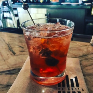 A classic Old Fashioned at The Grill in Westlake Village, California.